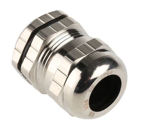 Rs Pro Rs Pro Metallic Nickel Plated Brass Cable Gland M Thread