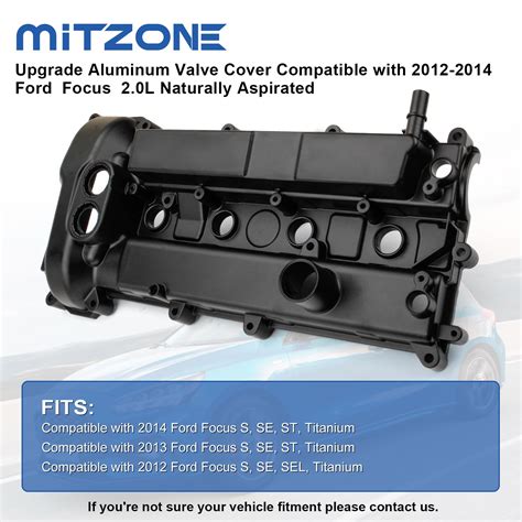 MITZONE Upgrade Aluminum Valve Cover Compatible With 2012 2013 2014