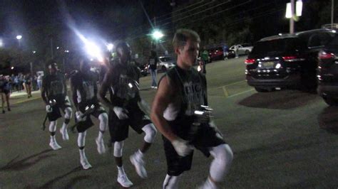 Jefferson Davis Vols Marching Band Marching Out After Lee Game