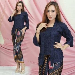 Jual Setelan Kebaya Kutubaru Brokat Modern Kebaya Kartini Mix Rok