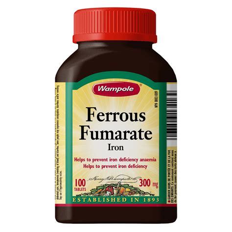 Ferrous Fumarate 300 Mg Wampole