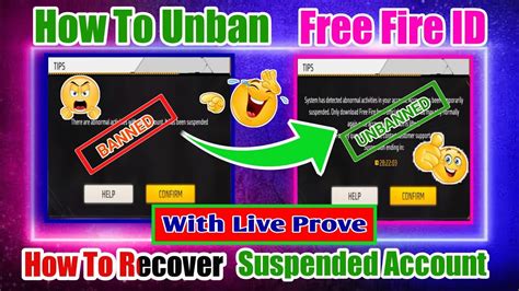 How To Unban Free Fire ID 2022 How To Unban Free Fire ID Permanently