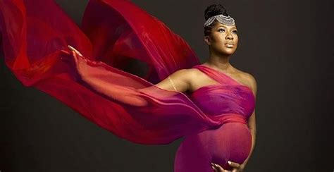 Stephanie Okereke Linus And Her Baby Bump Glow On The Cover Of