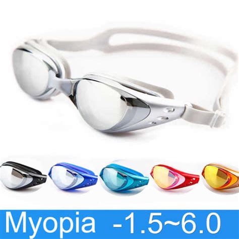 Myopia Swimming Goggles Waterproof Anti Fog Arena