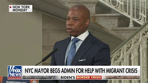 Nyc Mayor Eric Adams Calls For State Of Emergency Over Migrant Crisis