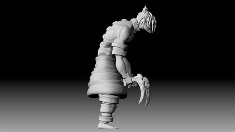 🌙 Gyutaro Upper Rank 6 - Demon Slayer Figure・ STL File for 3D printing