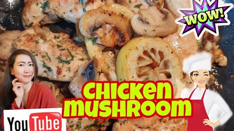 How To Cook Chicken Mushroom Chicken Recipe Youtube