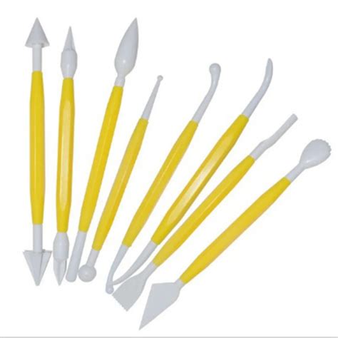 8pcs Plastic Clay Sculpting Set Polymer Modeling Clay Tools Polyform Sculpey Tools Set For ...