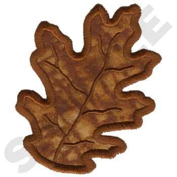 Oak Leaf Applique Embroidery Design AnnTheGran Applique