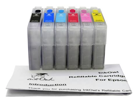 Easy To Refill Cartridge Pack For EPSON T0791 T0796 InkOwl