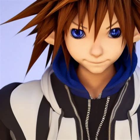 Sora From Kingdom Hearts Octane Render Tetsuya Stable Diffusion