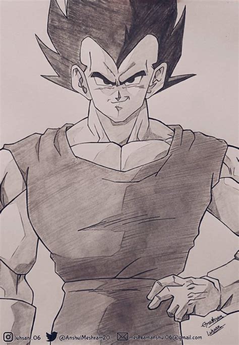 Vegeta Pencil Art! | Dragon Ball Super Official™ Amino