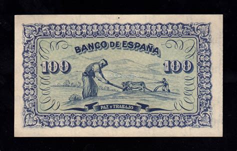 Banco de Gijón 1937 100 pesetas S C Felix Cuquerella