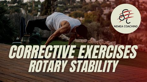 Rotary Stability Corrective Exercises Youtube