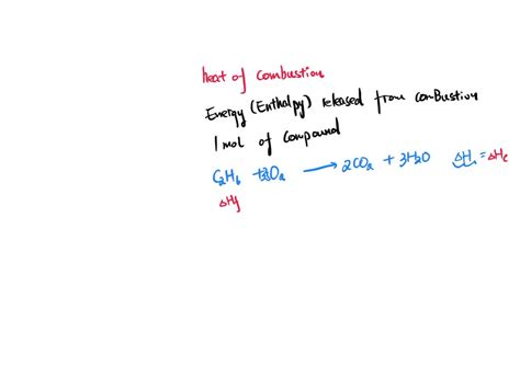 Solved What Is The Enthalpy Of Combustion Of Ethane Czhc In