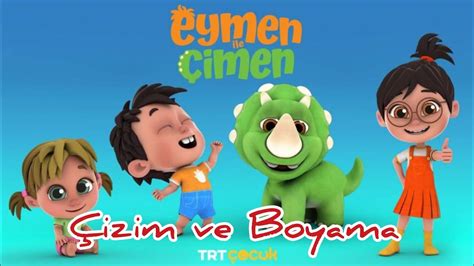 TRT Çocuk Yeni Çizgi Film Eymen ile Çimen Eymen Çimen ve Dila Çizim