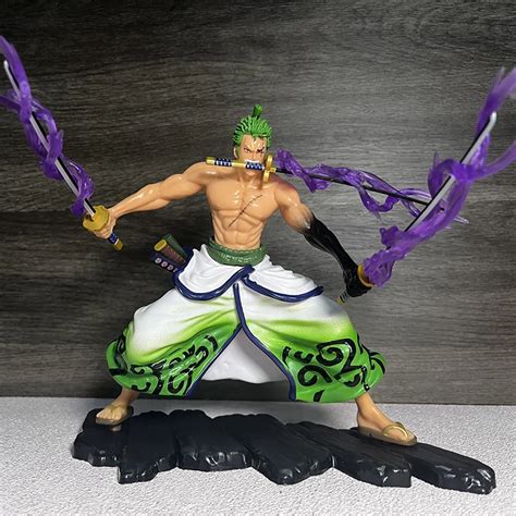 Anime One Piece Wano Roronoa Zoro Enma Cm Pvc Action Figure Cake