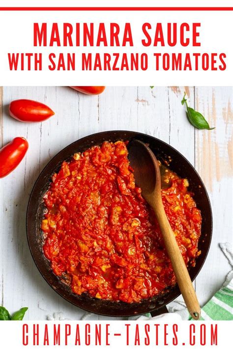 San Marzano Sauce Classic Marinara Recipe San Marzano Tomatoes