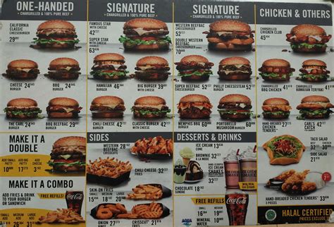 Carl's Jr Menu Specials