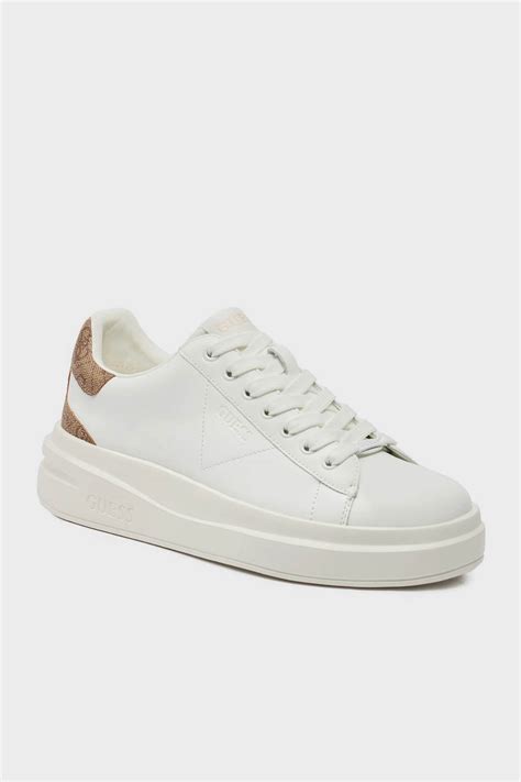 Guess Elbina Hakiki Deri Sneaker Fljelbfal Bayan Ayakkab Fljelb