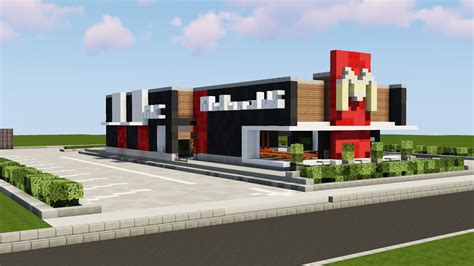 Realistic Mcdonalds Available For Download Into Your City Minecraft Map