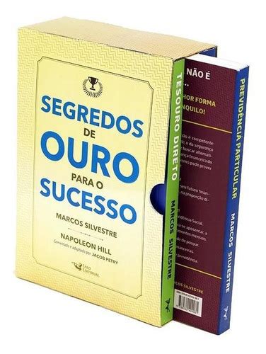 Box Segredos De Ouro Para O Sucesso Volumes Parcelamento Sem Juros