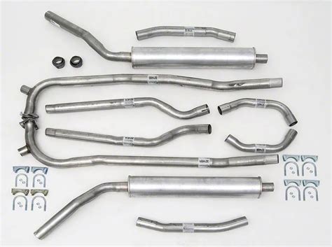 Ecklers Corvette Exhaust System Aluminized With X Barrel