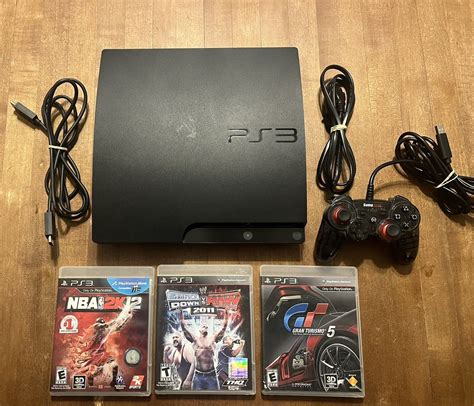 Sony Playstation Ps Slim Cech A Gb Console W Controller