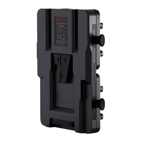 SWIT KA M20S Dual Hot Swap V Mount Plate LN126856 SCAN UK