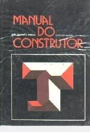 Livro Manual Do Construtor Volum Jo O Baptista Pian Mercadolivre