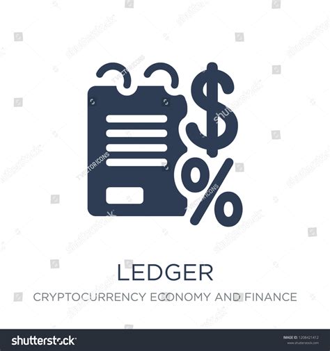 Ledger Icon Trendy Flat Vector Ledger Stock Vector (Royalty Free) 1208421412