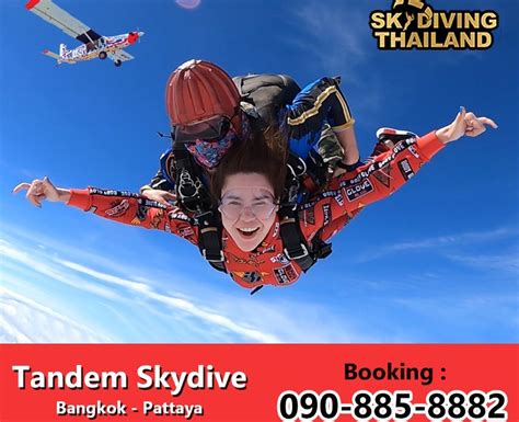 Tandem Skydive Skydiving Thailand