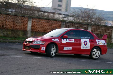 Hudec Martin Mitsubishi Lancer Evo Ix Va Stav Rally Show Uhersk