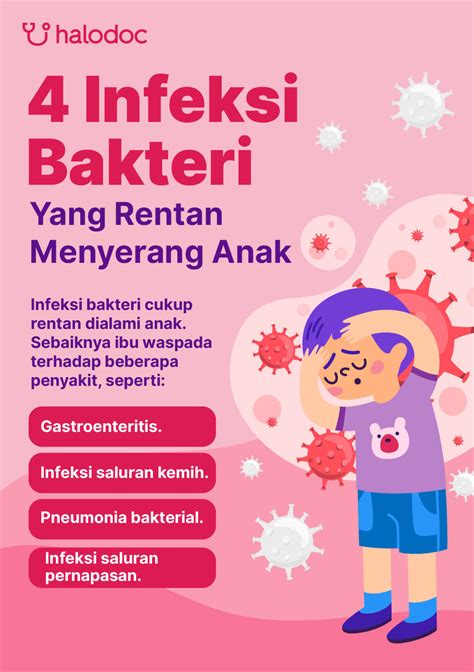 4 Macam Penyakit Infeksi Bakteri Yang Rentan Menyerang Anak