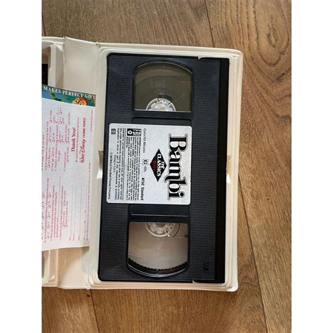 Disney Bambi VHS Tape Original flyers Inside Smoke... - Depop