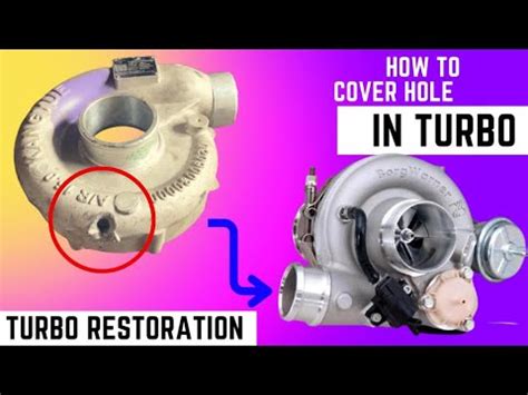 How To Fix Turbo Hole Repair Turbo And Replace Kit Turbo Oil Leak