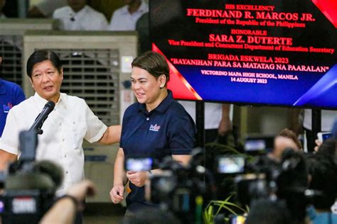 Marcos Says Row With Vp Sara Duterte ‘a Storm In A Teacup Tells