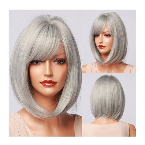 Silver Wigs Etsy