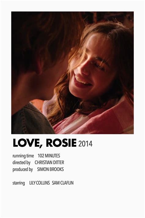 love, rosie | Romcom movies, Romantic movies, Love rosie movie