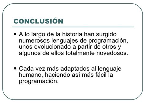 Historia Y Evolución De Los Lenguajes De Programación