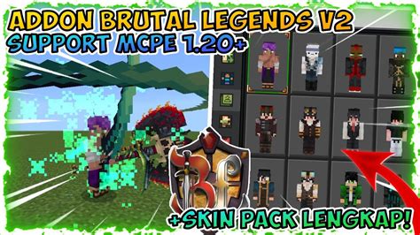 Senjata Legendaris Ke Skin Pack Lengkap Addon Brutal Legends V