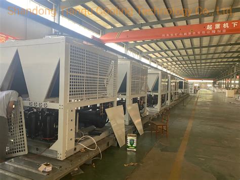 Bitzer Hanbell Screw Type Compressor Air Cooled Chiller Industrial