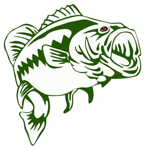 Bass Fish Outline Clip Art Free Clipart Images Wikiclipart Porn Sex