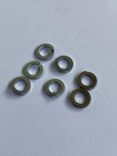 Stainless Steel Metal Coated Helical Spring Lock Washer, Material Grade ...