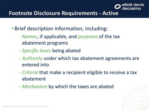 Gasb 77 Tax Abatement Disclosures Ppt Download