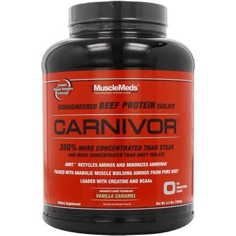 MUSCLEMEDS CARNIVOR BEEF PROTEIN ISOLATE POWDER