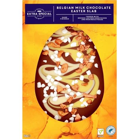 Asda Extra Special Belgian Milk Chocolate Easter Slab G Compare