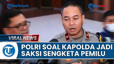 Tpn Ganjar Mahfud Ingin Hadirkan Kapolda Jadi Saksi Sengketa Pemilu