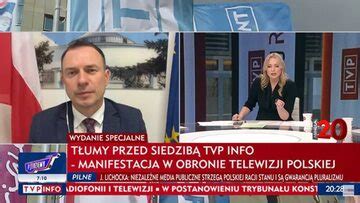 Awantura na żywo w TVP Info Dziennikarka kontra poseł PO