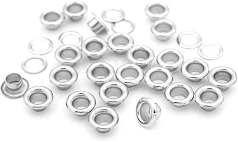 Amazon CRAFTMEMORE 300 Pack Aluminium Grommets Eyelets With